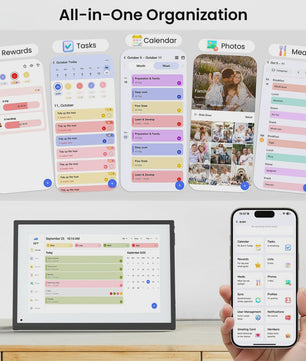Interactief 10.1" Digitaal Kalender & Planner Scherm met Touchscreen