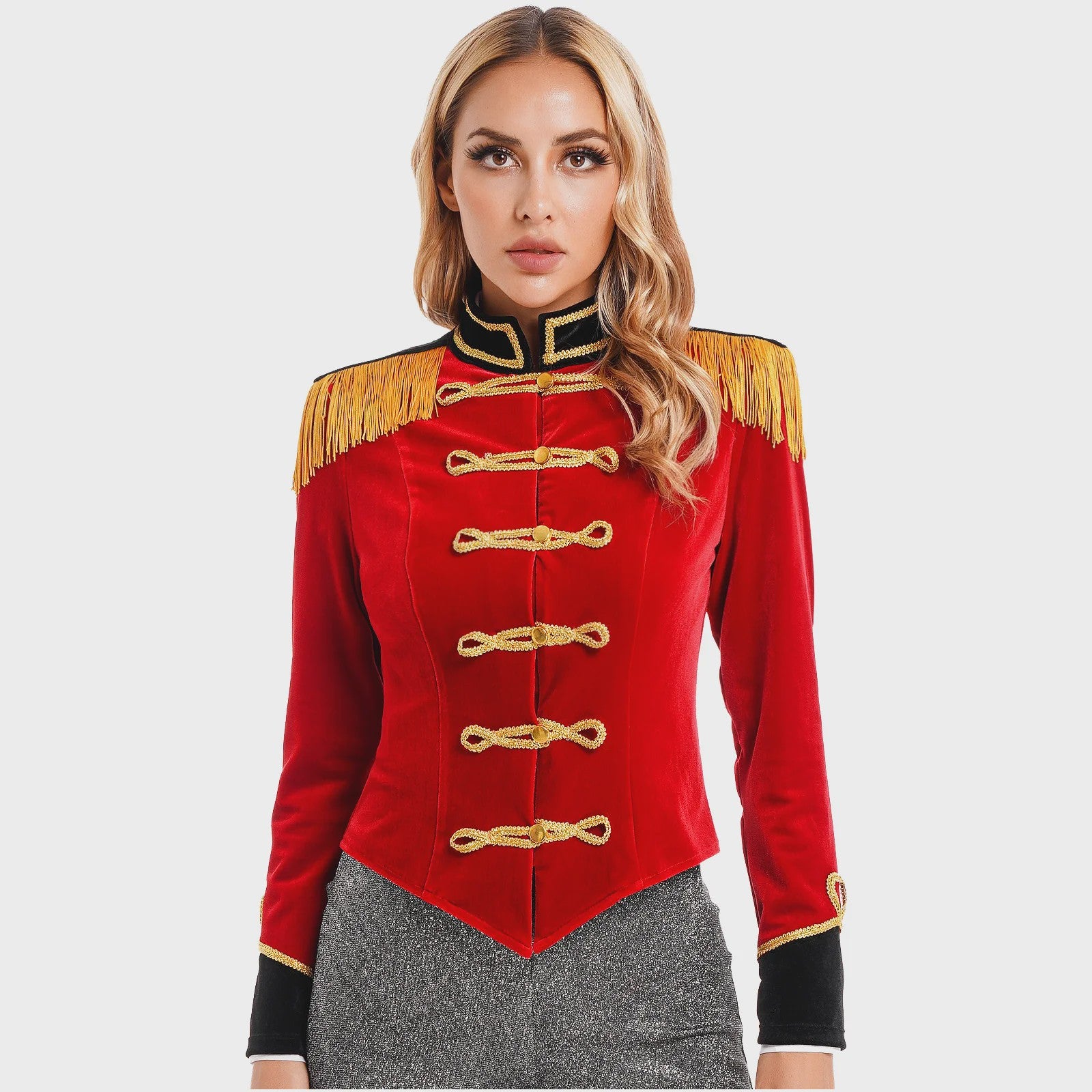 Dames Ringmaster Kostuum Jas - Circus Showman & Leeuwentemmer Cosplay