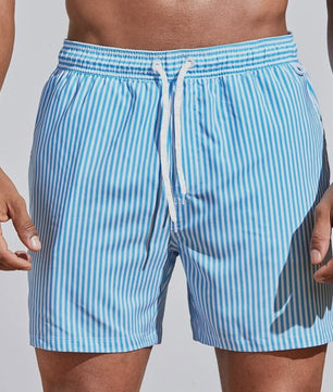 Herenshorts met Verticale Strepen - Zomer Casual Beach & Zwembroek