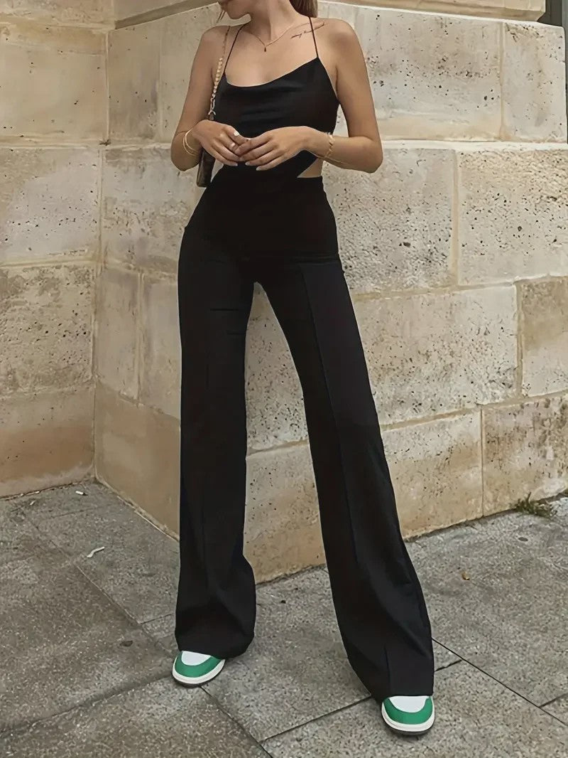Trendy Dames Bell-Bottoms Broek - Flared Pantalon voor Lente & Herfst