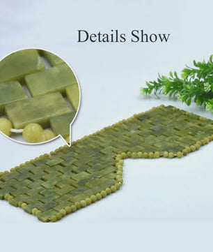 Natuurlijke Jade Roller & Gua Sha Set met Oogmasker - Gezichtsverzorging & Ontspanning