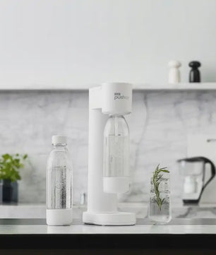 Dafi PushAir Water Carbonator Set met 2x 0.7L Flessen en CO2 Cartridge