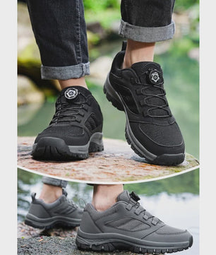 Herenschoenen Outdoor Wandelschoenen met Draaibare Gesp - Antislip & Comfortabel