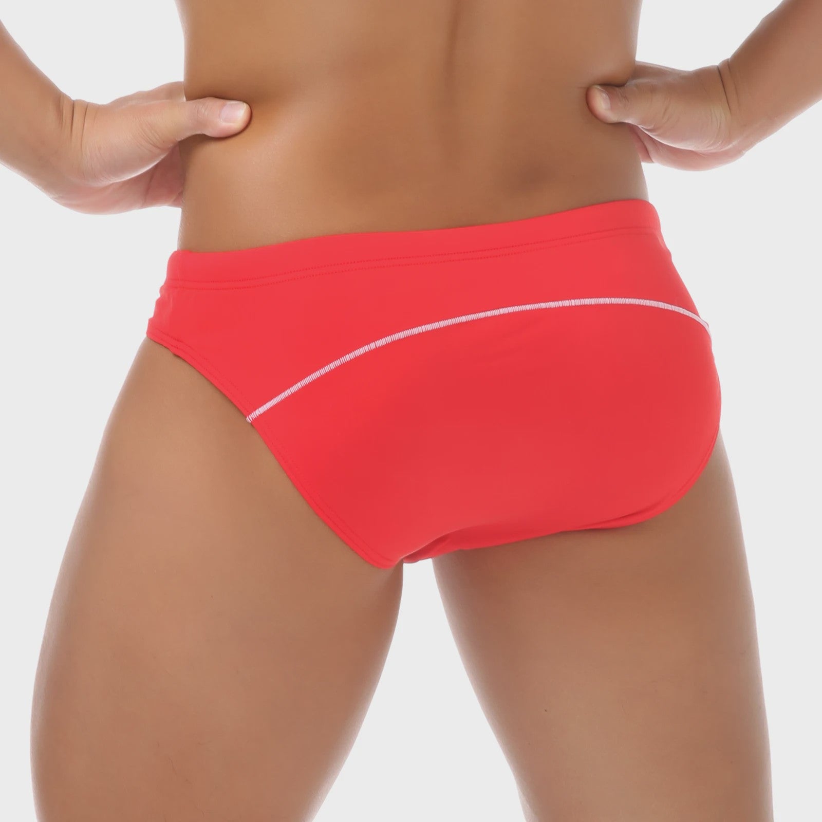 Trendy Heren Zwembroek - Stijlvolle Zwemslips met Sportieve Strepen