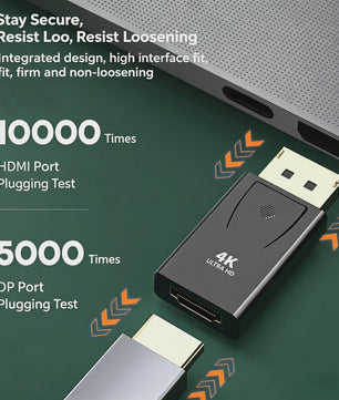 4K DisplayPort naar HDMI Adapter: DP Male naar HDMI Female Converter