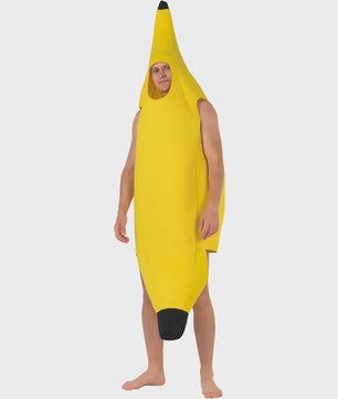 Grappig Bananen Kostuum voor Volwassenen - Perfect voor Feestjes, Carnaval & Halloween