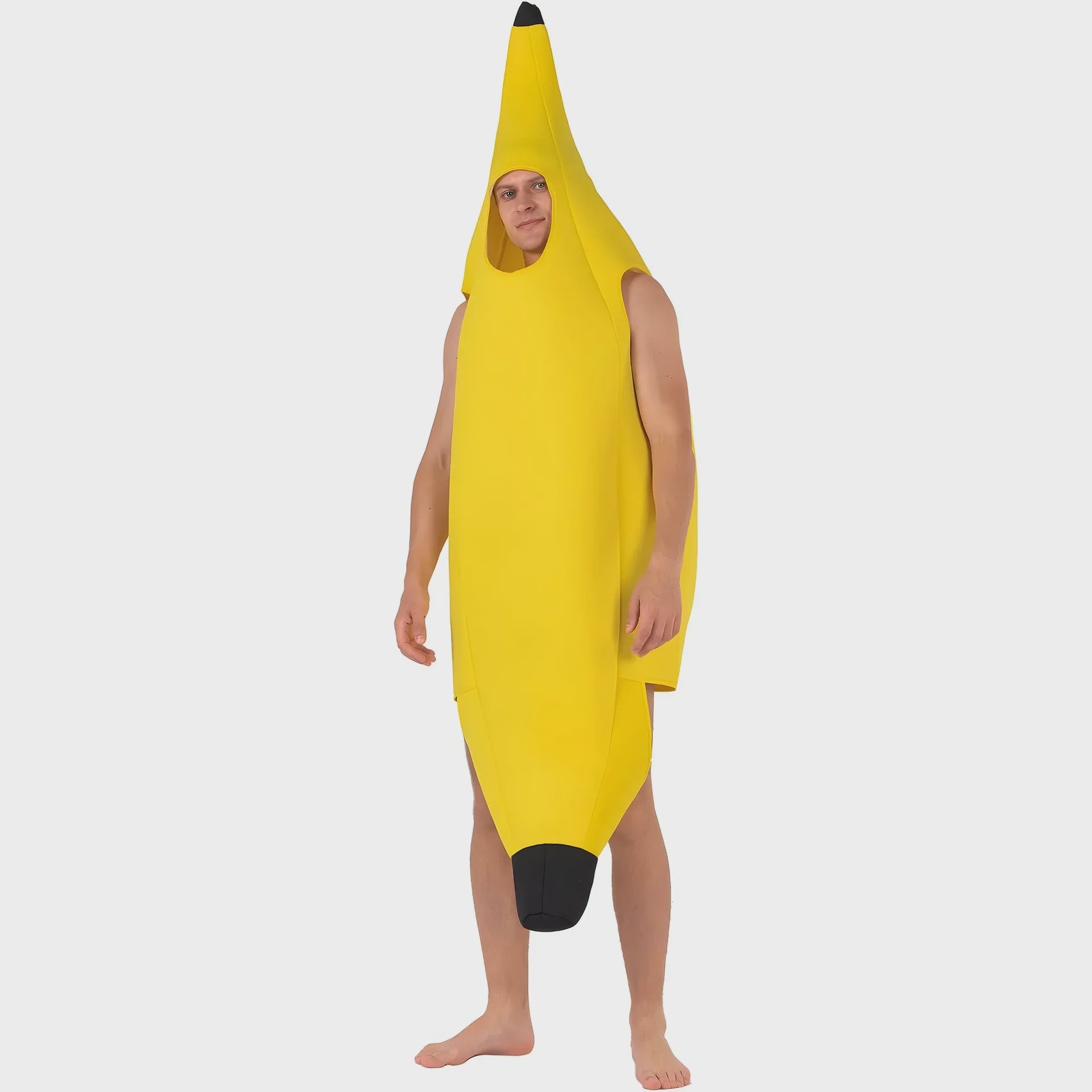 Grappig Bananen Kostuum voor Volwassenen - Perfect voor Feestjes, Carnaval & Halloween
