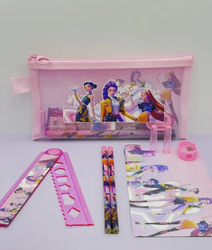 Set van 12 K-Pop Hantrix Tekenpotloden - Schattig Cartoon Design voor Kinderen