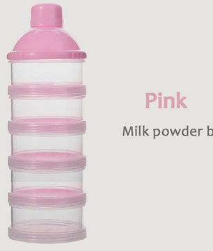 Draagbare Melkpoeder Dispenser met 4/5 Vakken voor Babyvoeding en Snacks