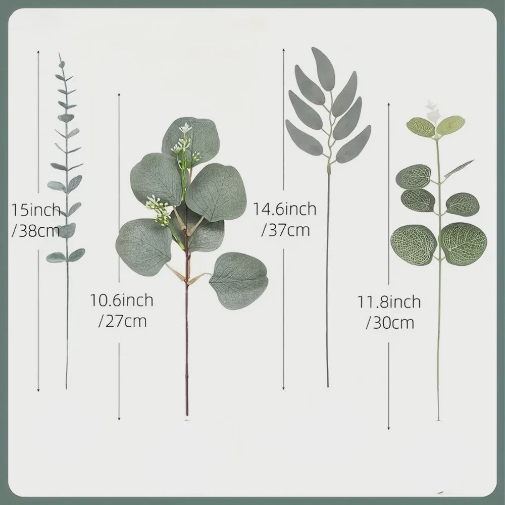 Kunstmatige Eucalyptus Takken & Bladeren Mix (50/90 Stuks) - Bloemstukken & Decoratie