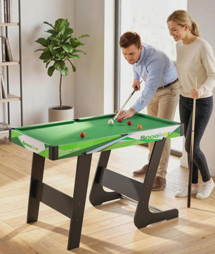 Opvouwbare Pooltafel 104cm Groen - Compleet met Accessoires