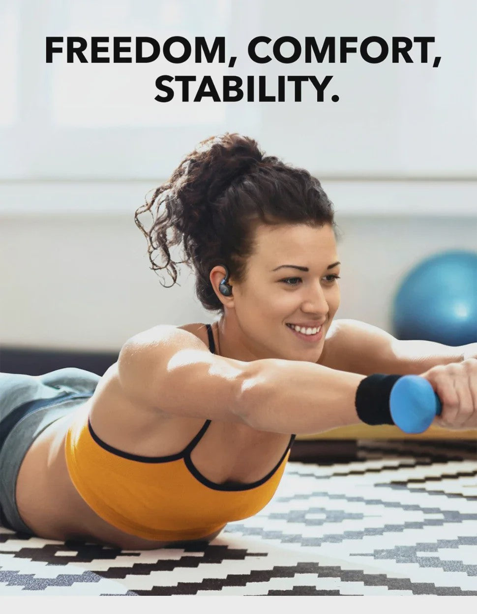 Soundcore Sport X20 Draadloze Oordopjes met Flexibele Oorhaken en Noise Cancelling