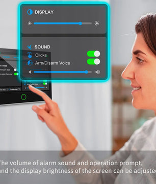 Kerui Alarmsysteem met 7-inch Touchscreen, 4G WiFi en Tuya Smart Integratie