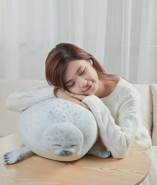 Schattige Dikke Zeehond Pluche Kussen - Knuffel Speelgoed voor Kinderen & Baby's