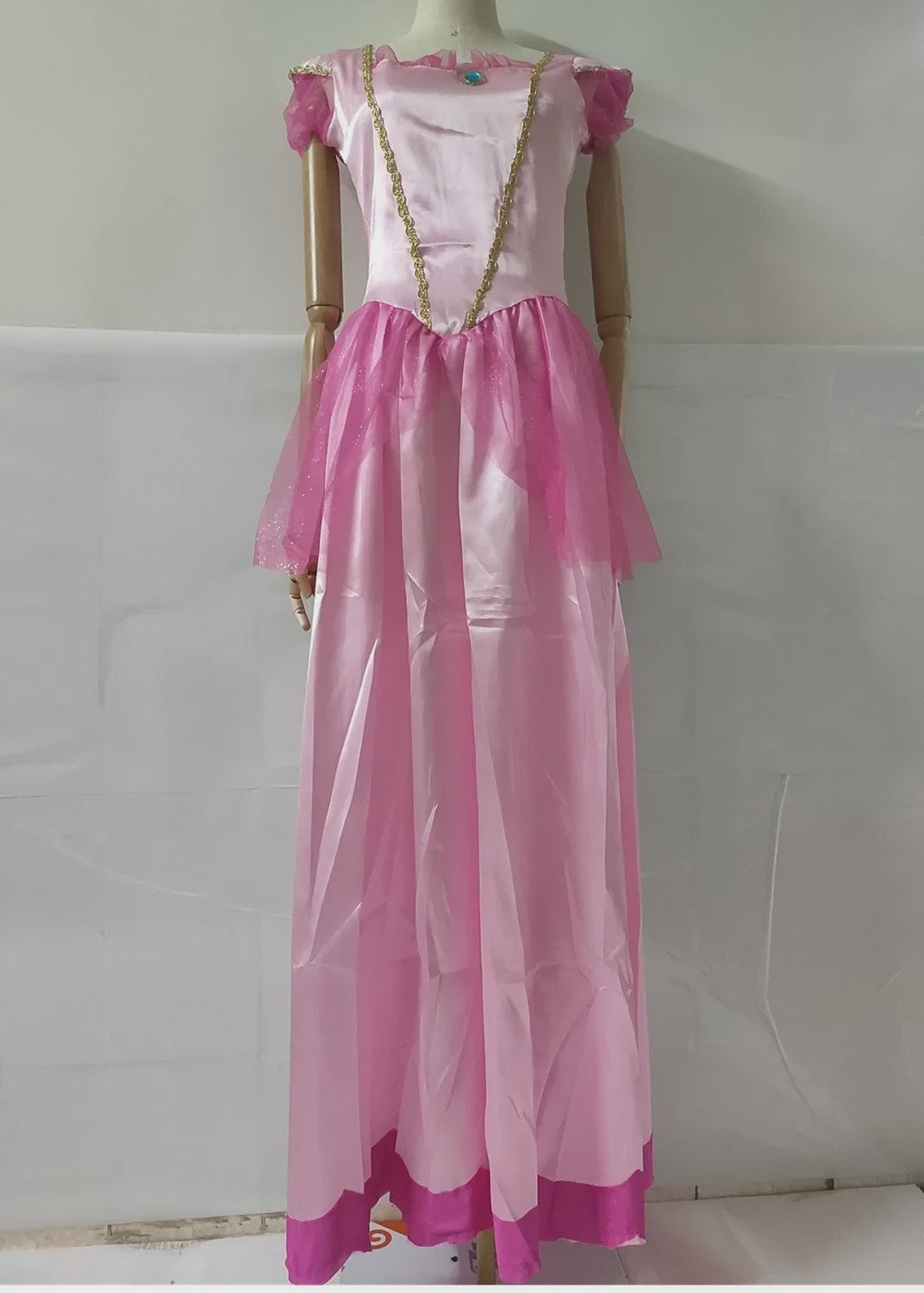 Prinsessenjurk Peach - Dameskostuum voor Feestjes, Carnaval & Cosplay