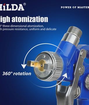 HILDA H2000 HVLP Mini Verfspuitpistool - Compact & Efficiënt