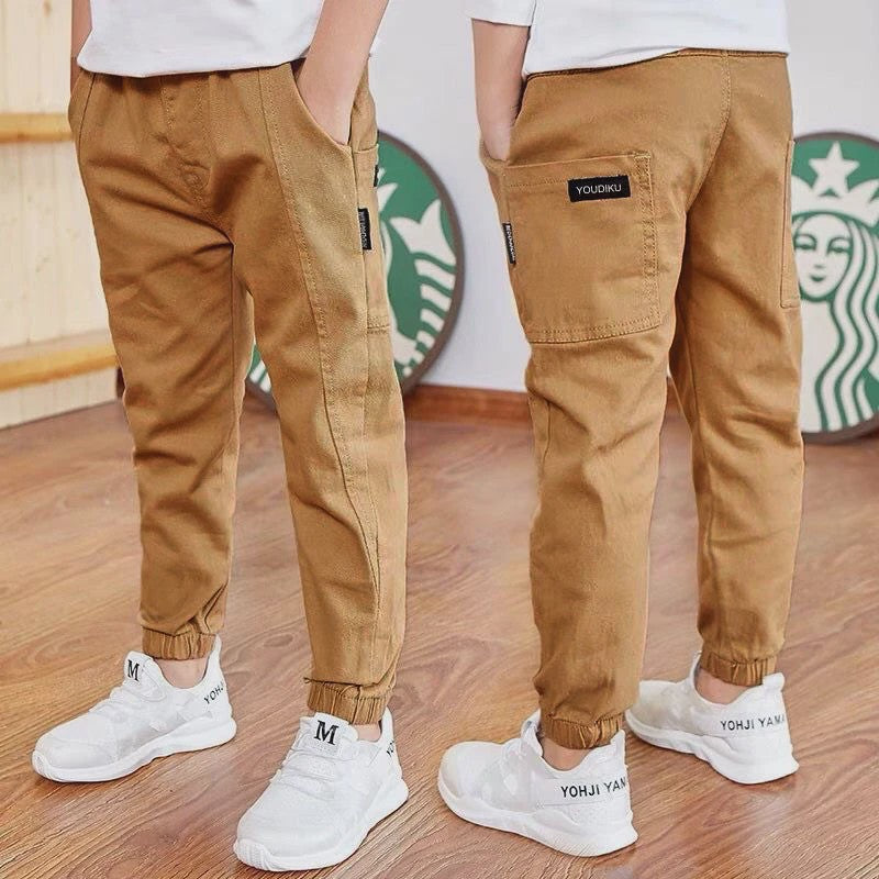 Jongens Broek Katoen Lente Herfst Casual Sport Broek Kinderen 3-13 Jaar