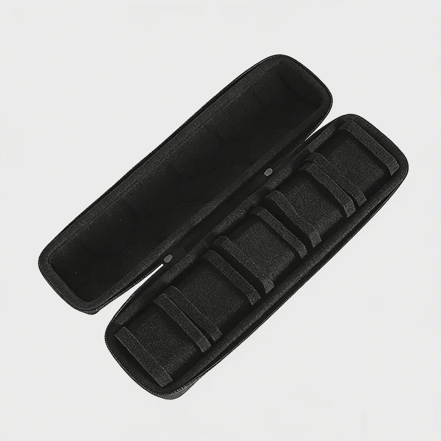 Luxe Horloge Koffer Organizer voor Heren - Draagbare Reis Etui met Anti-Beweging Bescherming