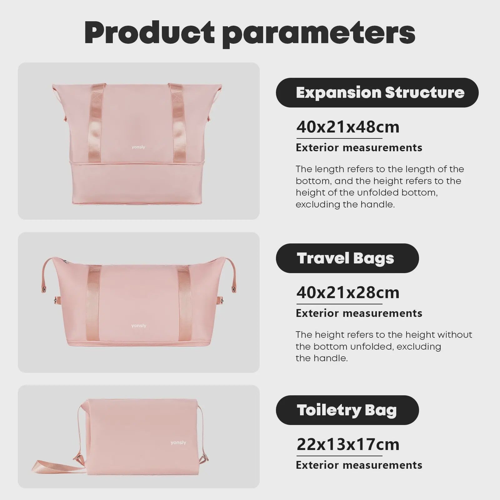 3-delige Koffer Set: 20-inch Trolley, Reistas & Toilettas - Compleet voor Vakantie