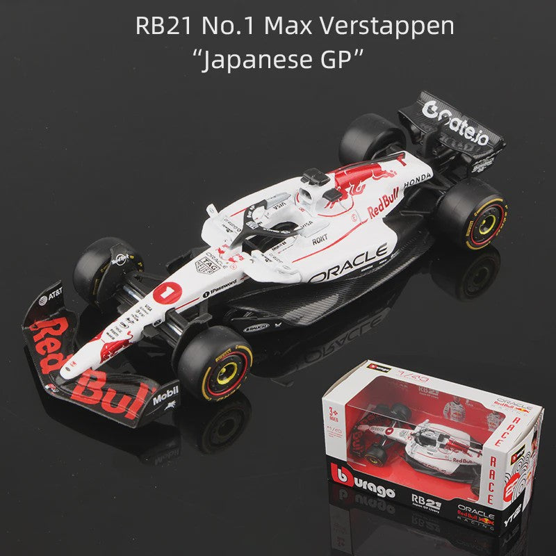 Bburago 1:43 Formule 1 Raceauto Model - Red Bull, Mercedes, Ferrari, McLaren