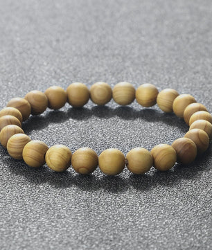 Houten Kralen Armband Sandelhout - Tibetaans Boeddha Meditatie & Gebedssieraad