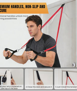 5-delige Weerstandsband Set: Krachttraining, Pull-ups & Yoga