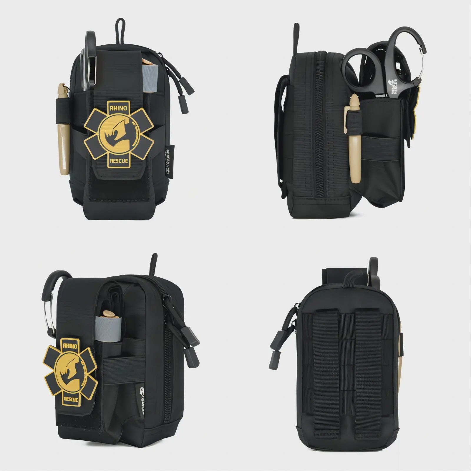 Rhino Rescue EHBO Kit Tactische Molle Pouch - Survival & Outdoor Noodhulp