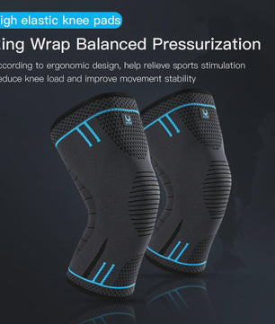 Comfortabele Kniebrace met Compressie en Ademend Materiaal voor Sport & Fitness