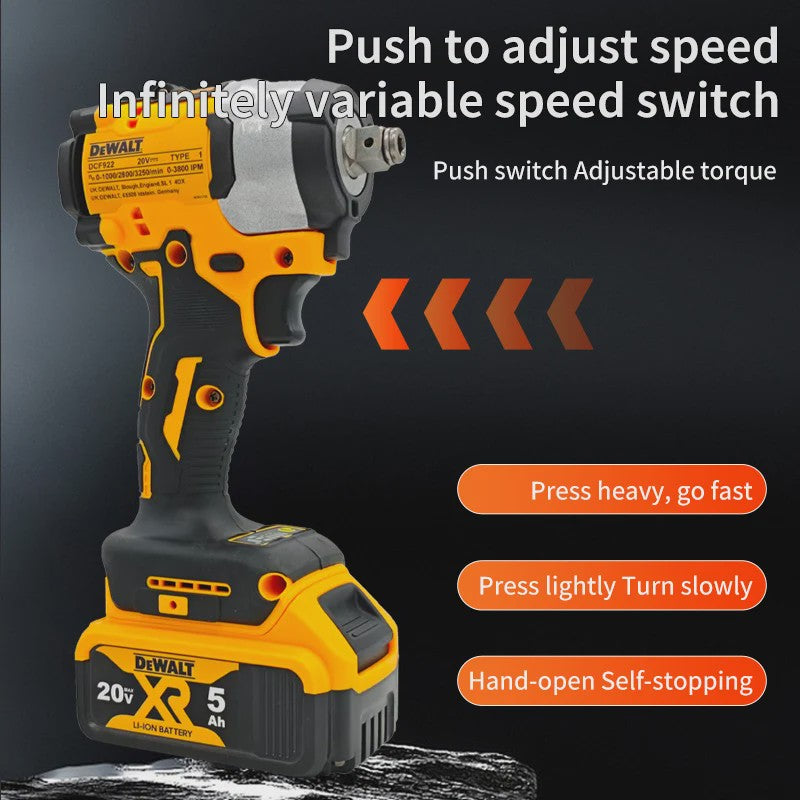 Dewalt DCF922 Accu Slagmoersleutel - Krachtige Borstelloze Motor met Variabele Snelheid