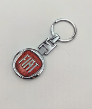 FIAT Autosleutelhanger met Logo - Stijlvolle Sleutelhanger voor Diverse Fiat Modellen