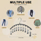Ruimtebesparende Hanger voor Yogabroeken met 10 Clips - Organiseer je Leggings en Broeken