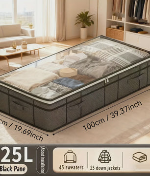 Opvouwbare Opbergbox Onder het Bed - Ruime Non-Woven Organizer voor Kleding & Dekens