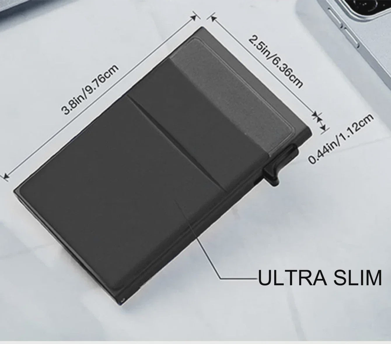 Slimme RFID Portemonnee Kaarthouder - Pop-up Aluminium Creditcard Wallet