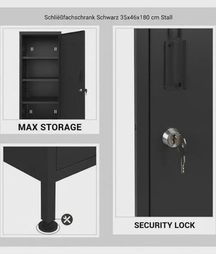 Robuuste Metalen Lockerkast - Anti-roest Design met Meerdere Lagen en Veelzijdige Opbergruimte
