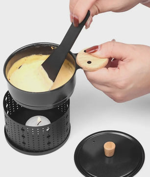 Compacte Kaasfondue & Raclette Set - Smeltkaas, Chocolade & Meer