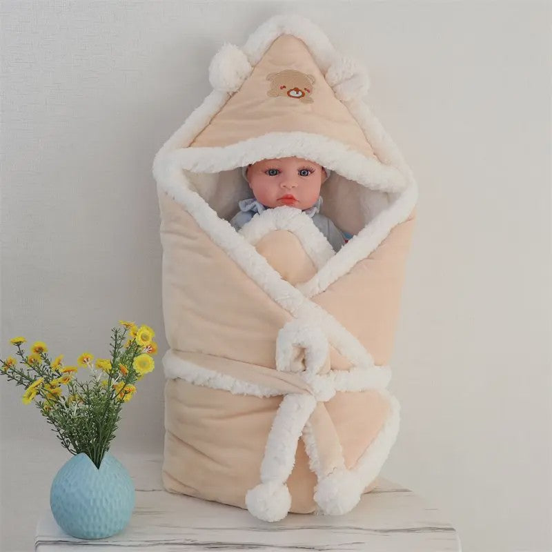 Baby Deken & Cape - Dikke Lamswol Voering voor Herfst/Winter