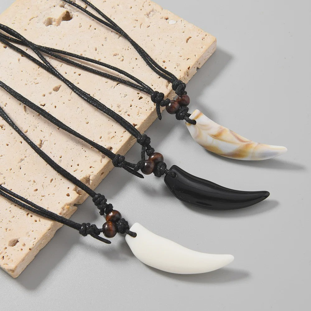 Handgemaakte Wolfstand Ketting - Uniek Hanger Sieraad voor Mannen & Vrouwen