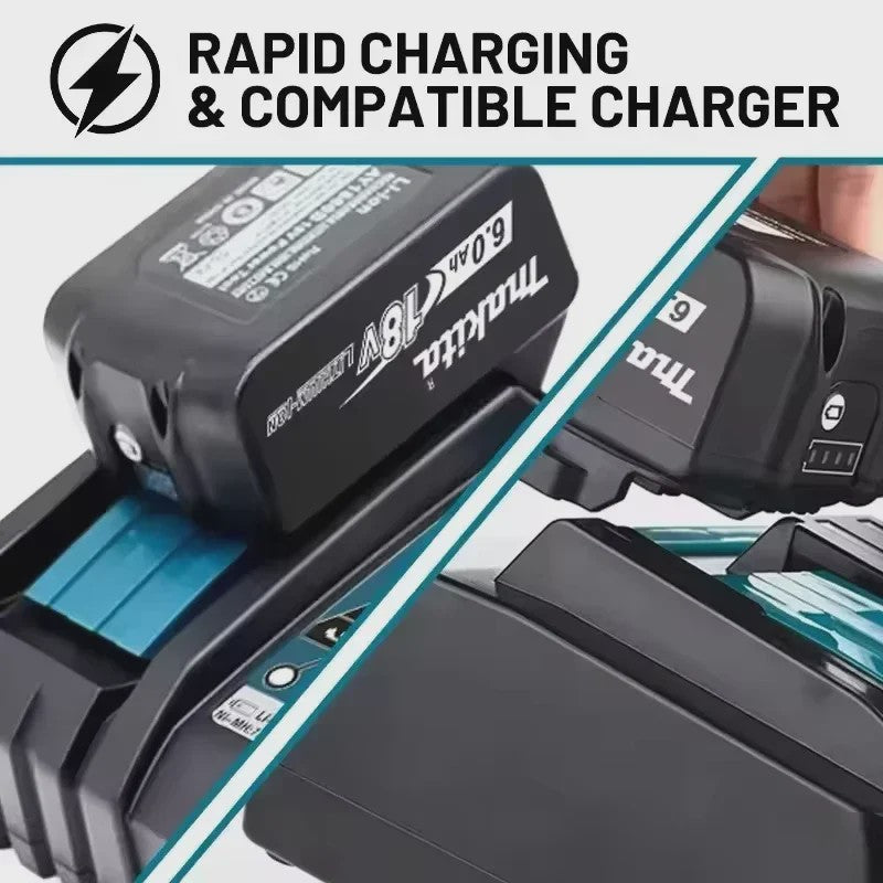 Makita 18V 6.0Ah Li-ion Accu BL1860 LXT - Krachtige Vervanging voor 18V Gereedschap