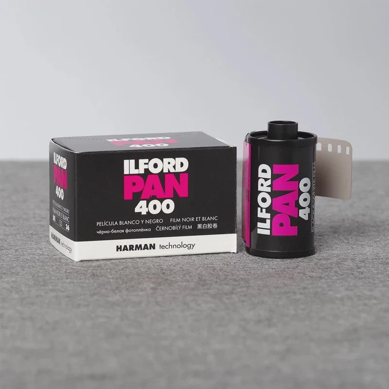 10 Rollen ILFORD PAN 400 Zwart-Wit Film 135mm (36 Exp.)