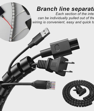 Flexibele Kabel Organizer Buiskous 2 Meter - Kabelbeschermer & Kabelmanagement
