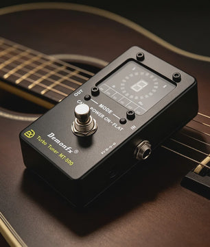 Demonfx MT-500 Turbo Tuner: Nauwkeurige Gitaar & Bas Stemmer met Programmeerbare Modi