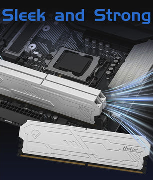 Netac Shadow III DDR4 RAM Geheugen - 3200MHz/3600MHz - Desktop UDIMM met Metalen Heatsink
