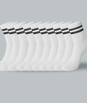 10/20 Paar Gestreept Casual Sokken Heren Dames - Ademend, Geurbestendig & Zweetabsorberend