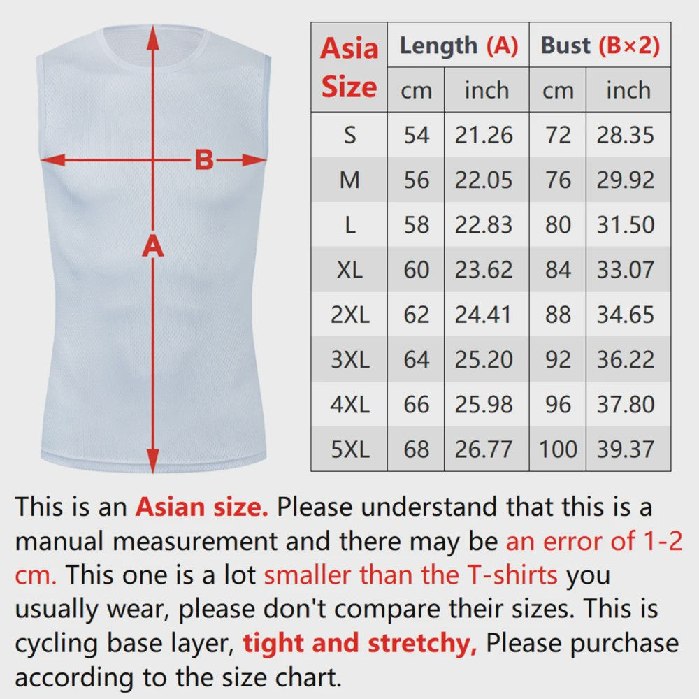 Heren Wielren Base Layer - Sneldrogend en Reflecterend Sportonderhemd