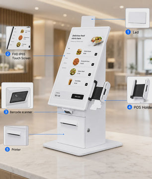 TouchWo 21.5/27 Inch Zelfbedienings Kiosk: Bestel- & Betaalzuil voor Retail & Horeca