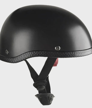 Universele Zwarte Motorhelm Half Helm ABS - Comfortabel en Wasbaar