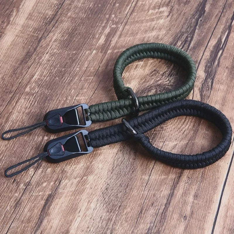 Paracord Polsband Camera met Quick Release Gesp - Universeel Compatibel