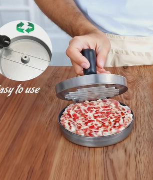 Aluminium Burgerpers voor Perfecte Hamburgers - Ideaal voor BBQ & Keuken