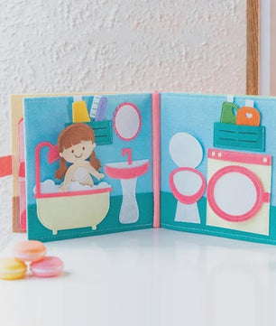 Montessori Busy Book voor Peuters - Interactief Leerboek voor Baby's en Kinderen - Educatief Reisspelletje