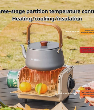 Compacte Draagbare Camping Gas Kachel & Verwarming - Multifunctioneel